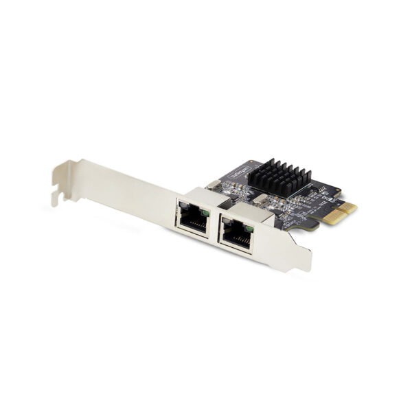 b68d6bdc8ccf1018bfc5019b64c22306a958423a.jpg StarTech.com 2-Port Gigabit PCIe Network Adapter Card, 10/100/1000Mbps PCI Express NIC, Dual Realtek RTL8111H, Works with Windows and Linux, TAA Compliant