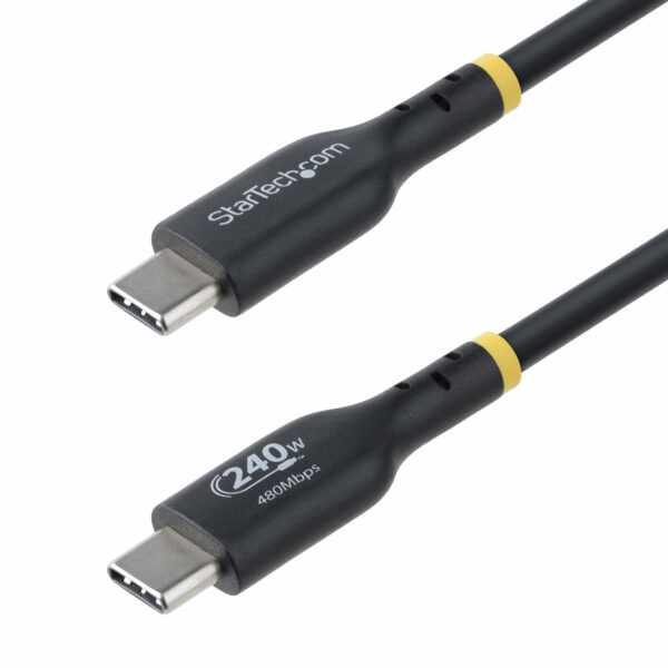 b7a5b96252a03c276963b952b8edd4bf1e96d834.jpg StarTech.com 3m USB-C Charging Cable, USB-IF Certified USB C Cable, 240W PD EPR, USB 2.0 Type-C Laptop Charger Cord, USB-C Data Transfer Cable, TPE Jacket, M/M