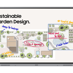 Samsung WE65FX interactive whiteboard 165.1 cm (65") 3840 x 2160 pixels Grey HDMI