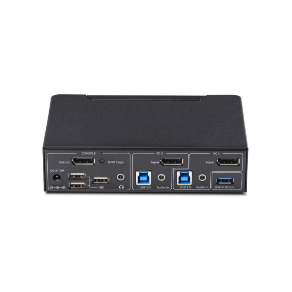 bd3261f6f4f048e292b2189cd802701f04593c84.jpg StarTech.com 2-Port DisplayPort KVM Switch, 4K 60Hz, DP 1.2, EDID Management, 2-Port USB 3.0 Hub, 4x USB HID Ports, TAA Compliant