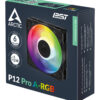 ARCTIC Freezer P12 Pro A-RGB - 120 mm A-RGB PWM Fan with Cable Splitter