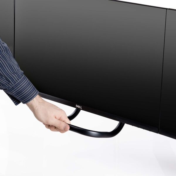 bf5987d704f2238ad880110aa76e4c8792023a77.jpg StarTech.com Crossbar Triple Monitor Desk Mount For Up To Three 27in Screens, VESA 75x75/100x100, Tool-Less Arm Adjustments, C-Clamp/Grommet, Spring-Assisted Arm