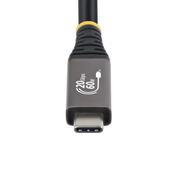 c4c5108aed376171d4b3f4875985153cda573459.jpg StarTech.com 3m (10ft) USB4 Cable, 20Gbps, USB-IF Certified USB-C Cable, 60W PD, 4K 120Hz DP 2.1, TPE Jacket, Black USB-C Cord