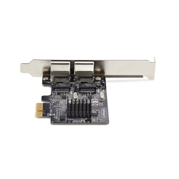 c5c4d22f4bc477404a169852ed10befcbe1889bc.jpg StarTech.com 2-Port Gigabit PCIe Network Adapter Card, 10/100/1000Mbps PCI Express NIC, Dual Realtek RTL8111H, Works with Windows and Linux, TAA Compliant