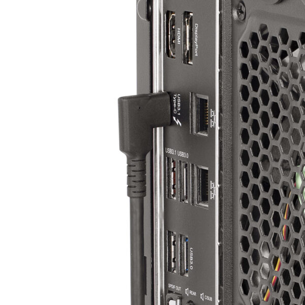 c9a34bac0f21e90d05aed615c49c96a0.jpg StarTech.com 6.6ft (2m) USB-C Cable, Right-Angled, USB 5Gbps, 100W (5A) Power Delivery, 4K 60Hz DP Alt Mode, Rugged USB C Cord - Thunderbolt Compatible