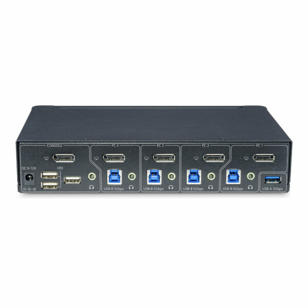 cb2abacb69c220dd70a57da451bc0211a6669266.jpg StarTech.com 4-Port DisplayPort KVM Switch, Single 4K 60Hz Monitor, 6x USB Ports, Push-Button & Hotkey Switching, DisplayPort 1.2, OS Independent, TAA Compliant