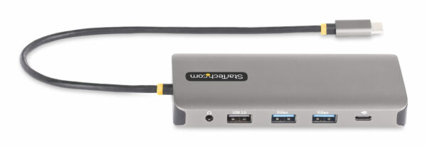 cd1c68cb34444d38571aa21fa5d7f13989d77b74.jpg StarTech.com USB-C Triple-Monitor Multiport Adapter, Dual 4K 60Hz + 4K 30Hz HDMI & DisplayPort, 4-Port USB Hub, 100W PD Pass-Through, GbE, SD/MicroSD Card Readers