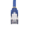 StarTech.com 1m Blue CAT8 Ethernet Cable, Snagless RJ45, 25G/40G, 2000MHz, 100W PoE++, S/FTP, 26AWG Pure Bare Copper Wire, LSZH, Shielded Network Patch Cord w/Strain Reliefs, Individually Tested