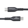 cfaff2277464f14f9c2a13b637fa90440544aa96.jpg StarTech.com 1ft (30cm) USB-A to USB-C Charging Cable, Charge & Sync, 3A, USB 2.0, TPE Jacket - Black USB Charging Cord