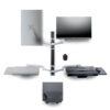 d0572992e89a8b39c0adbba7bb323658.jpg StarTech.com Wall Mount Workstation, VESA Mount For 32" Monitors (22lb/10kg), Fully Articulating Single Monitor Mount & Keyboard Tray w/Desktop Computer/PC Bracket, Standing Desk