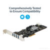 d1e0fb94687a1071aed6fde79dfb66a6.jpg StarTech.com 4 Port USB 3.0 PCIe Card w/ 4 Dedicated 5Gbps Channels (USB 3.1 Gen 1) - UASP - SATA / LP4 Power - PCI Express Adapter Card