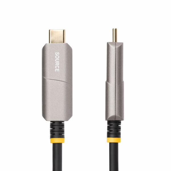 d30fc4ec7415a72462a5b788595f7934854a76d9.jpg StarTech.com 50ft (15.2m) USB-C to HDMI 2.0 Active Optical Cable (AOC), 4K 60Hz, CL3 Rated, Unidirectional USB Type-C to HDMI Adapter Cable
