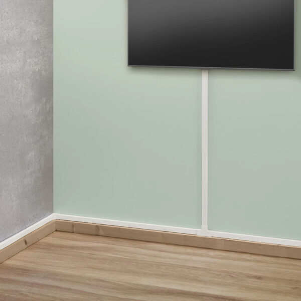 Hama 00221017 cable organizer Universal Cable duct White 4 pc(s)