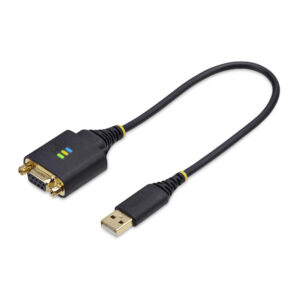 d7fc43ae103a43801d0c53f2270b786788b0e6f9.jpg StarTech.com 1ft (30cm) USB to Null Modem Serial Adapter Cable, COM Retention, FTDI, USB-A to DB9 RS232, Interchangeable DB9 Nuts/Screws, Windows/macOS/Linux