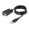 dc40ad851017d7deadf557211324abeb.jpg StarTech.com 3ft (1m) USB to Serial Adapter Cable, COM Retention, Interchangeable Screws/Nuts, USB-A to DB9 RS232, FTDI IC, ESD Protection, Windows/macOS/Linux