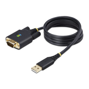 dc40ad851017d7deadf557211324abeb.jpg StarTech.com 3ft (1m) USB to Serial Adapter Cable, COM Retention, Interchangeable Screws/Nuts, USB-A to DB9 RS232, FTDI IC, ESD Protection, Windows/macOS/Linux
