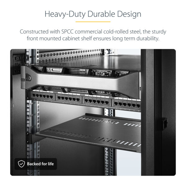 StarTech.com CABSHELF116V2PK rack accessory Rack shelf