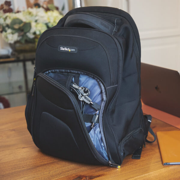 df3659465f42c322ca5484d4eb13cc43.jpg StarTech.com Universal Laptop Lock 6.6ft (2m), Security Cable For Notebooks Compatible With Noble Wedge/Nano/K-Slot, Keyed Locking Cable, Anti-Theft Cut-Resistant Carbon Steel Cable