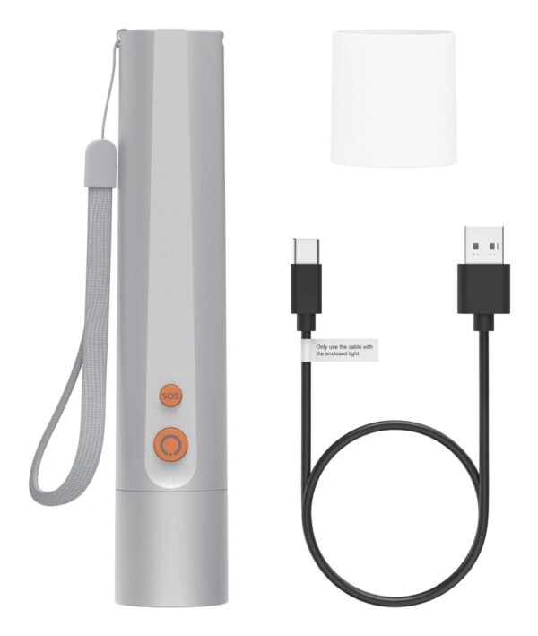 Hama FL350-C Silver Hand flashlight LED