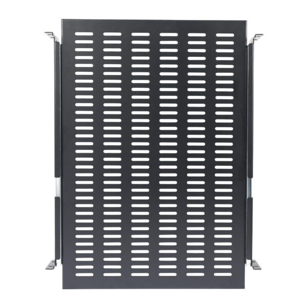 e12f38499d698cb0b95c14fdcee44f10d354c35b.jpg StarTech.com 2U Sliding Server Rack Mount Shelf - 20 to 30in Adjustable Mounting Depth - Vented - 50lb - Heavy Duty Universal 19” Rack Shelf for Equipment Rack - 24in Deep