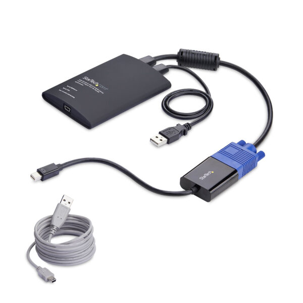 e1e811f05e7ad38480d904be8d63ab00cd113627.jpg StarTech.com Portable Laptop Crash Cart Adapter, USB/VGA/Mini DisplayPort KVM Console, File Transfer and Video Capture, TAA Compliant