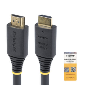 e31c9707a0408dbc9b8ea2865dc7eb7e38bf26dc.jpg StarTech.com 10m (32.8ft) Active High Speed HDMI Cable, 4K 60Hz/1440p 144Hz, HDR10/HDCP 2.2/ARC, 18Gbps, UHD HDMI 2.0 Cord for TV/Monitor/Display, TPE Jacket