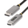 e4cad0e9fe11c2d53d1cb00f5453d98f.jpg StarTech.com 6ft (2m) DisplayPort to HDMI Adapter Cable, 8K 60Hz, 4K 144Hz, HDR10, DP 1.4 to HDMI 2.1 Active Video Converter, DisplayPort Desktop to HDMI Monitor, M/M - DisplayPort to HDMI Cord
