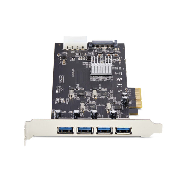 e85ba028be7ff7128693a0ab361a9c03f9dbe02d.jpg StarTech.com 4-Port USB PCIe Card, USB 3.2 5Gbps, PCI Express Expansion Card with 4x Independent USB Controllers, 4x USB-A Ports, Windows/macOS/Linux