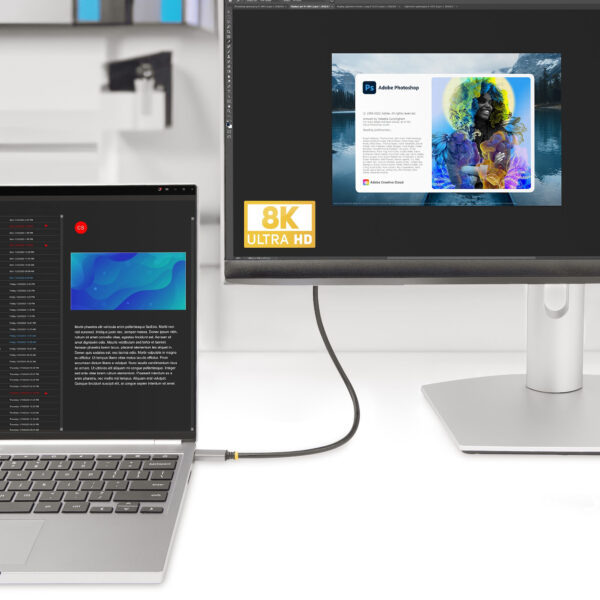 e9263bbd1f7b0ce912bb5e2fa9326166.jpg StarTech.com 10ft (3m) USB-C to HDMI Adapter Cable, 8K 60Hz, 4K 144Hz, HDR10, USB Type-C to HDMI 2.1 Video Converter Cable, USB-C DP Alt Mode/USB4/Thunderbolt 3/4 Compatible - USB-C Laptop to HDMI Monitor