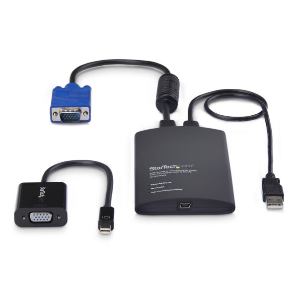 e94cb1894574bc8fa8f1c9f1bb86bcc33bb42d32.jpg StarTech.com Portable Laptop Crash Cart Adapter, USB/VGA/Mini DisplayPort KVM Console, File Transfer and Video Capture, TAA Compliant
