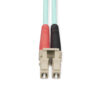 ea442e7dd7514bb7ca8801944b19be57.jpg StarTech.com 25m (82ft) LC/UPC to LC/UPC OM4 Multimode Fiber Optic Cable, 50/125µm LOMMF/VCSEL Zipcord Fiber, 100G, Low Insertion Loss - LSZH Fiber Jumper Cord