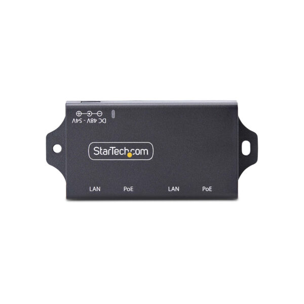 eed9c5f1a7f5bd642efc7e113ef028d8eb2ce5ec.jpg StarTech.com 2-Port Gigabit Midspan PoE+ Injector, 10/100/1000Mbps, PoE+ (802.3af/at), 30W, 1Gbps Ethernet, Wall Mountable, Unmanaged Inline Power Over Ethernet