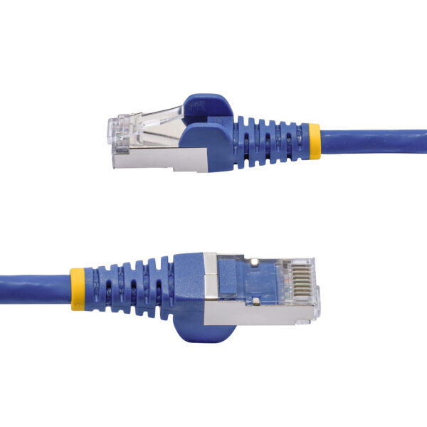 StarTech.com 1m Blue CAT8 Ethernet Cable, Snagless RJ45, 25G/40G, 2000MHz, 100W PoE++, S/FTP, 26AWG Pure Bare Copper Wire, LSZH, Shielded Network Patch Cord w/Strain Reliefs, Individually Tested