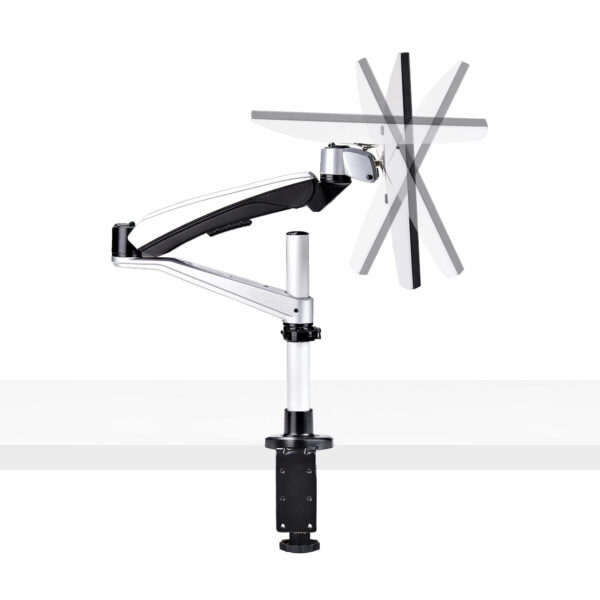 efd46b2e78793d6bc668be2f3c16957aa2a88514.jpg StarTech.com Monitor Desk Mount For 27in 16:9 or 30in 21:9 Ultrawide Screens, VESA 75x75/100x100, Tool-Less Arm Adjustments, C-Clamp/Grommet, Spring-Assisted Arm