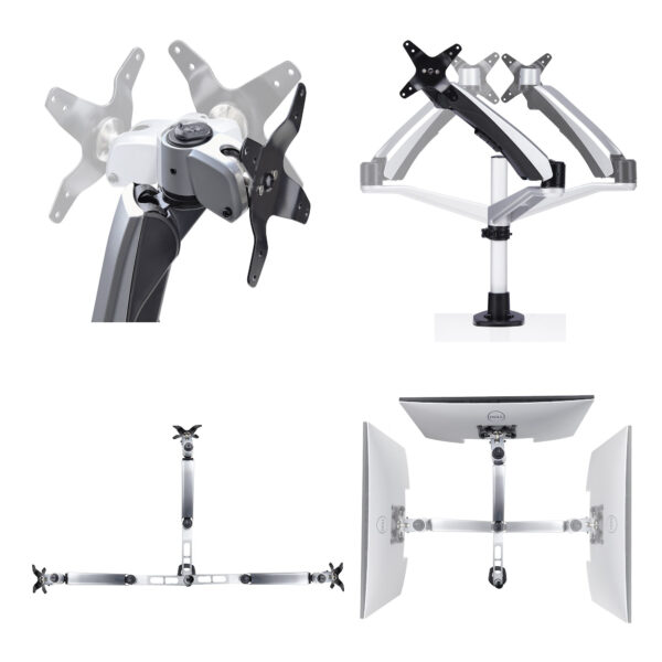 f45f40f28fd3df6e22a2ef697d663da08705abb6.jpg StarTech.com Monitor Desk Mount For 27in 16:9 or 30in 21:9 Ultrawide Screens, VESA 75x75/100x100, Tool-Less Arm Adjustments, C-Clamp/Grommet, Spring-Assisted Arm