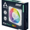 ARCTIC P14 Pro A-RGB (White) 140 mm A-RGB PWM Fan with Cable Splitter